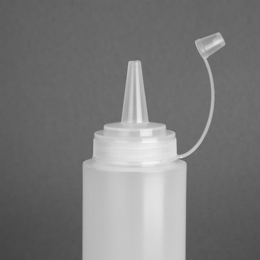 Vogue Clear Squeeze Sauce Bottle 227ml • PAS-K062