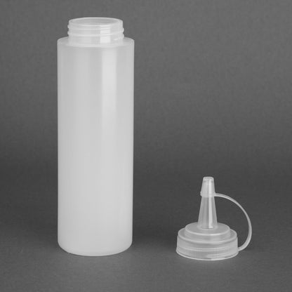 Vogue Clear Squeeze Sauce Bottle 227ml • PAS-K062