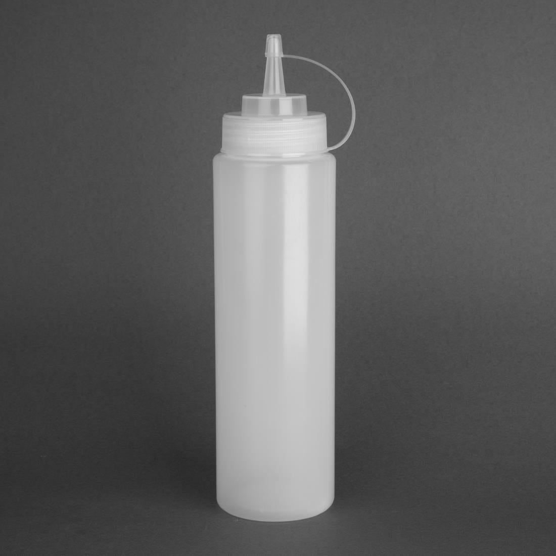 Vogue Clear Squeeze Sauce Bottle 681ml • PAS-K163