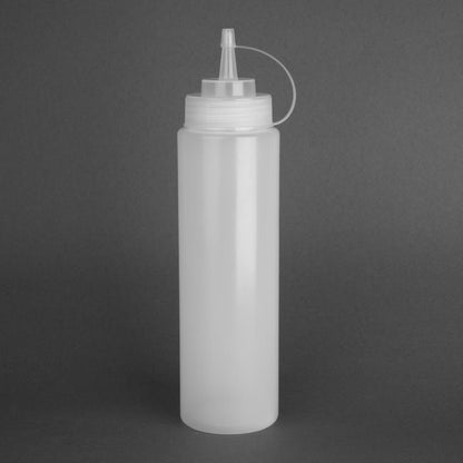 Vogue Clear Squeeze Sauce Bottle 681ml • PAS-K163