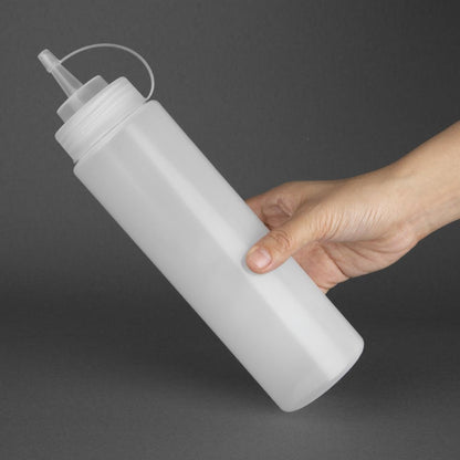 Vogue Clear Squeeze Sauce Bottle 681ml • PAS-K163