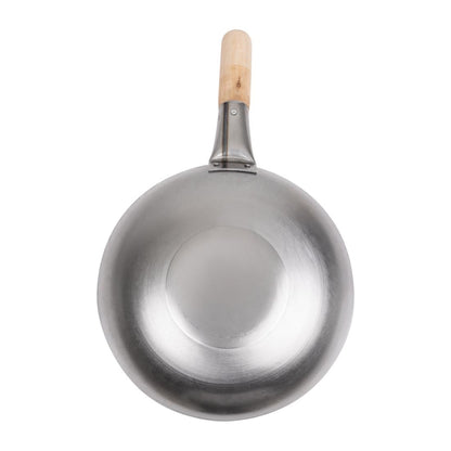 Vogue Mild Steel Wok Flat Base 254mm • PAS-K295