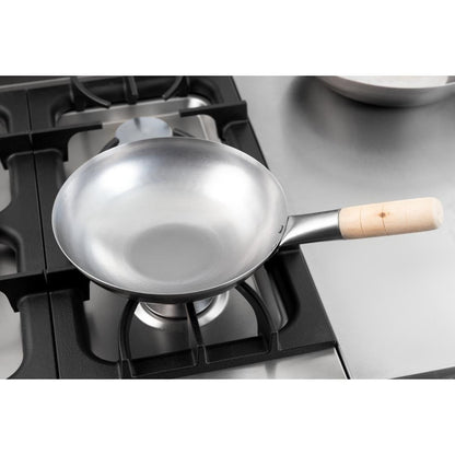 Vogue Mild Steel Wok Flat Base 254mm • PAS-K295