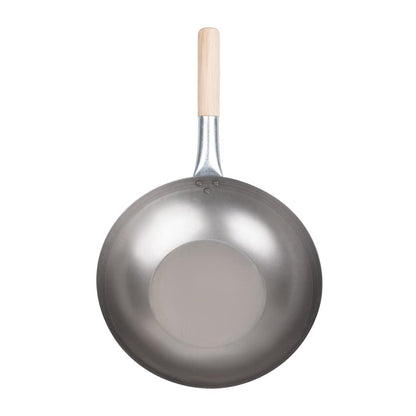 Vogue Mild Steel Wok Flat Base 330mm • PAS-K296