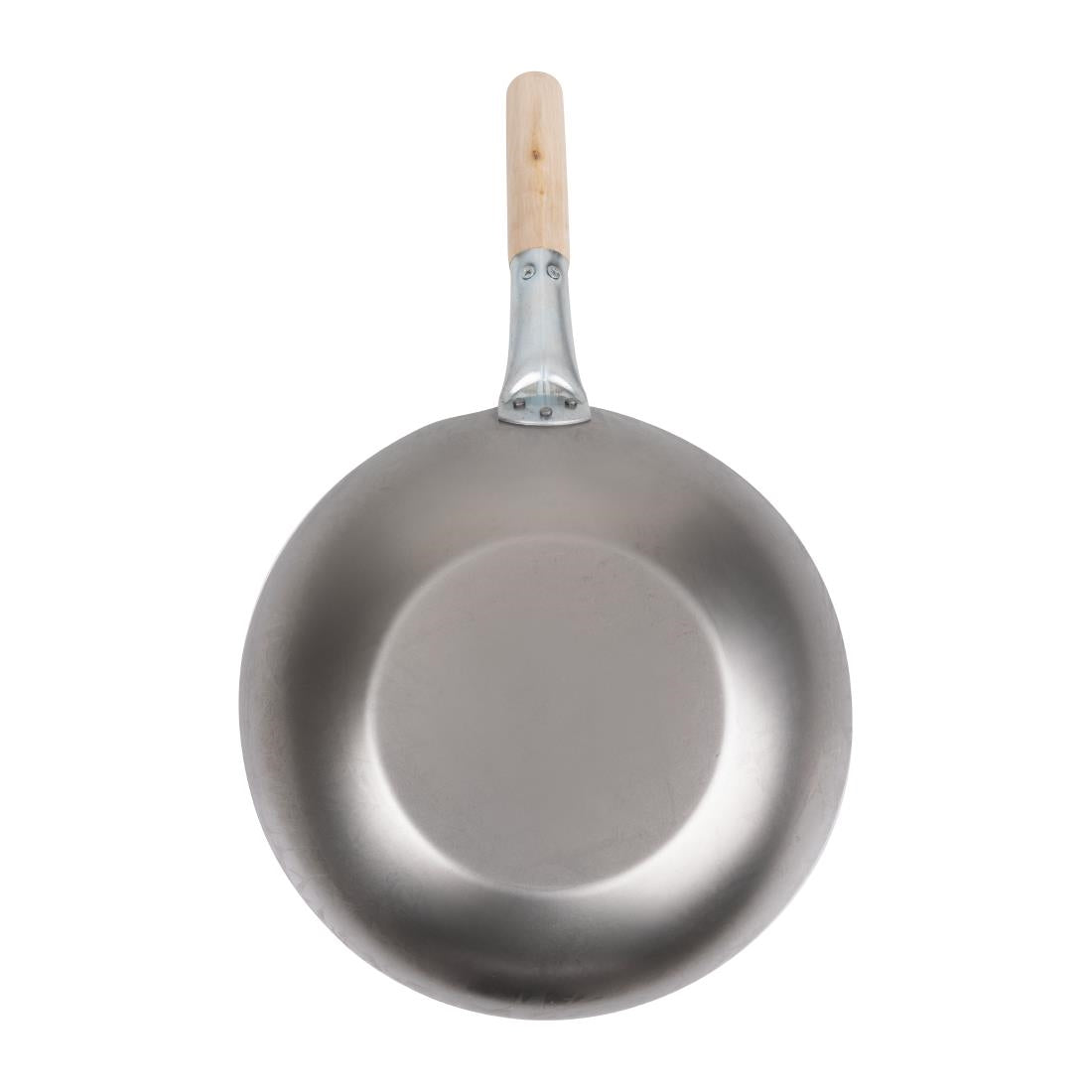 Vogue Mild Steel Wok Flat Base 330mm • PAS-K296