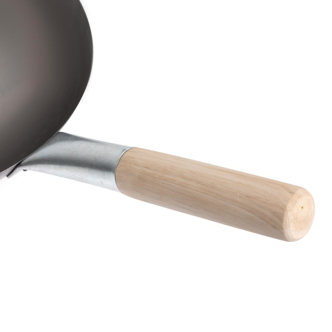 Vogue Mild Steel Wok Flat Base 330mm • PAS-K296