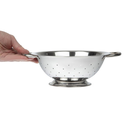 Vogue Stainless Steel Colander 220mm • PAS-K331
