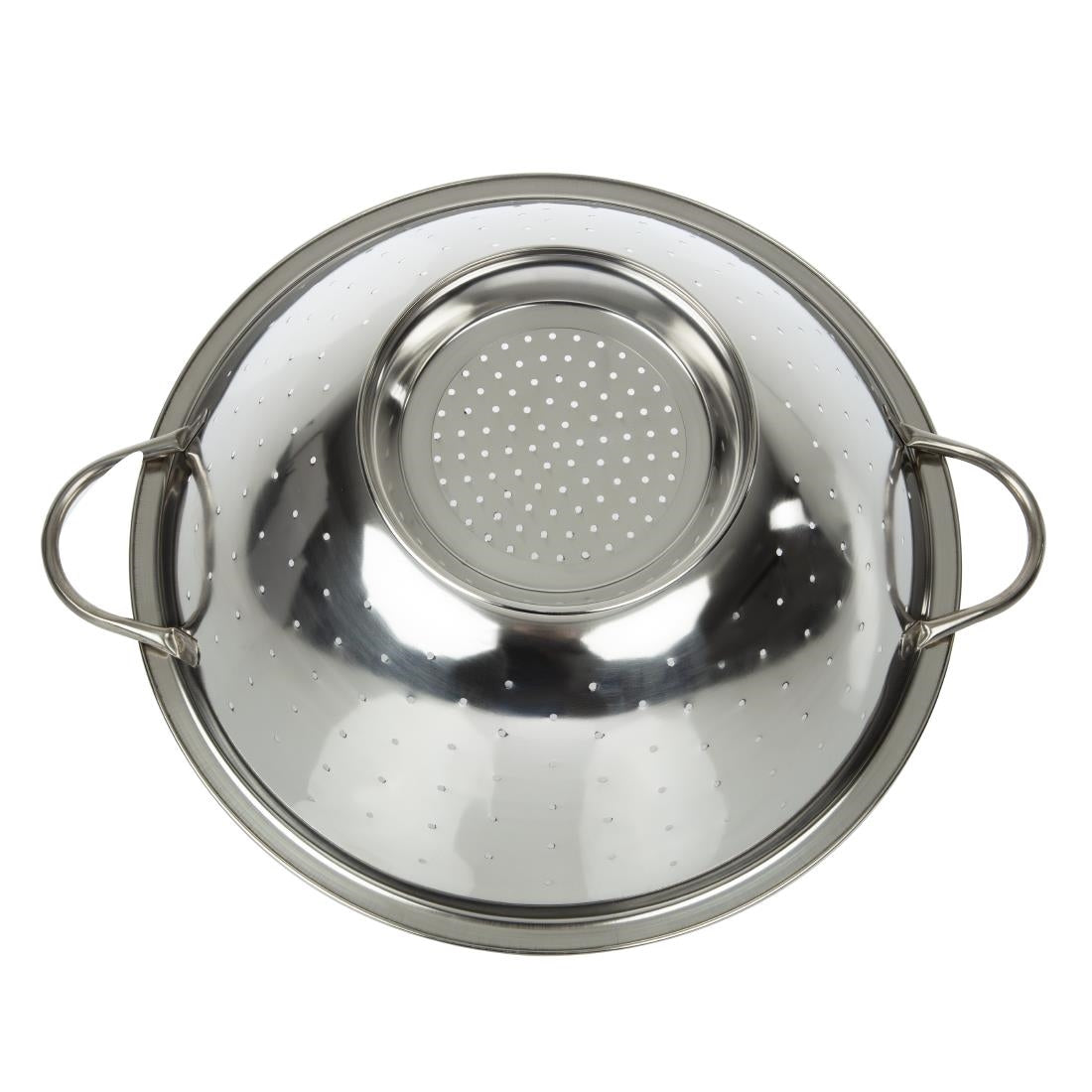 Vogue Stainless Steel Colander 355mm • PAS-K349