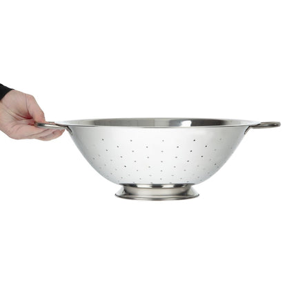 Vogue Stainless Steel Colander 355mm • PAS-K349