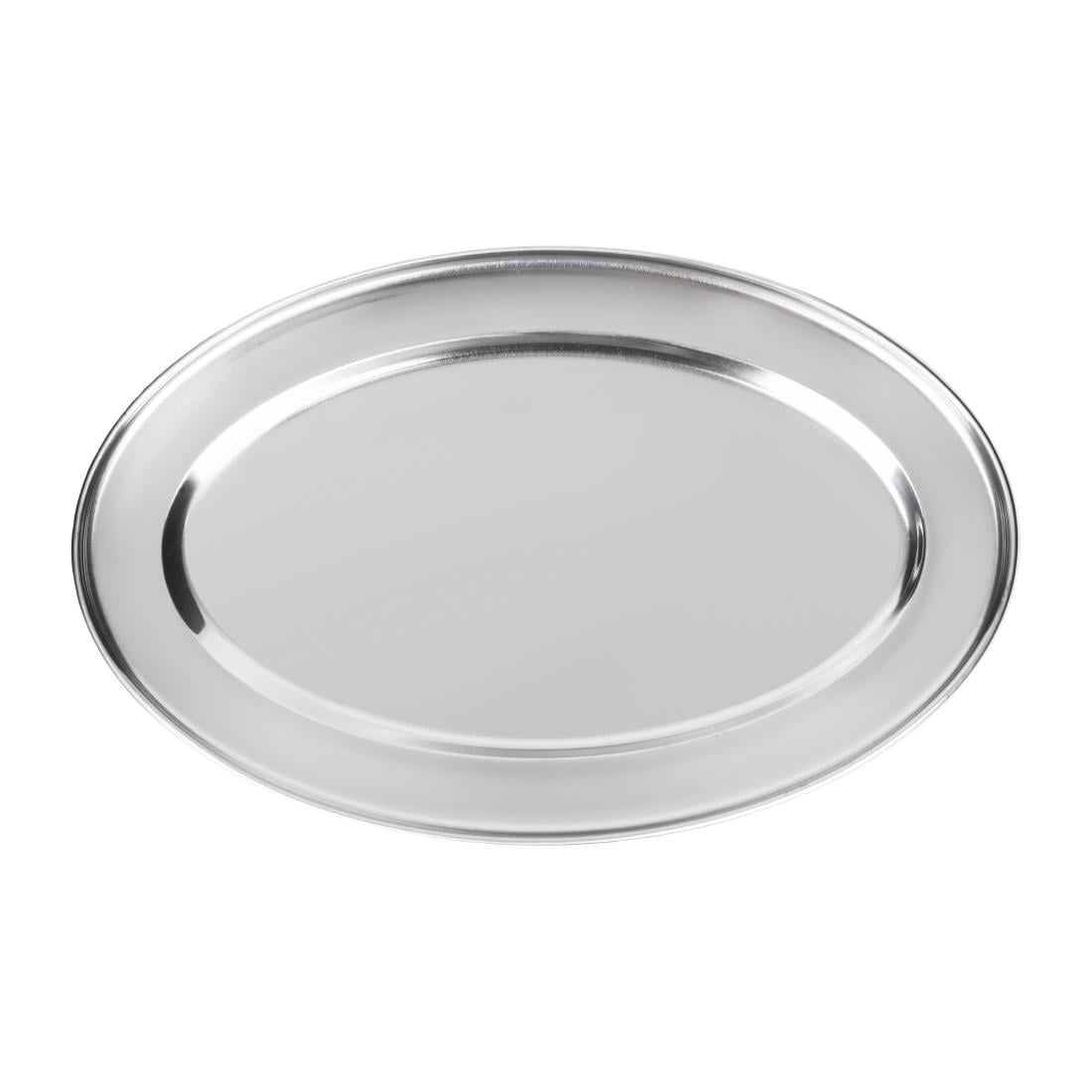 Olympia Stainless Steel Oval Service Tray 300mm • PAS-K363