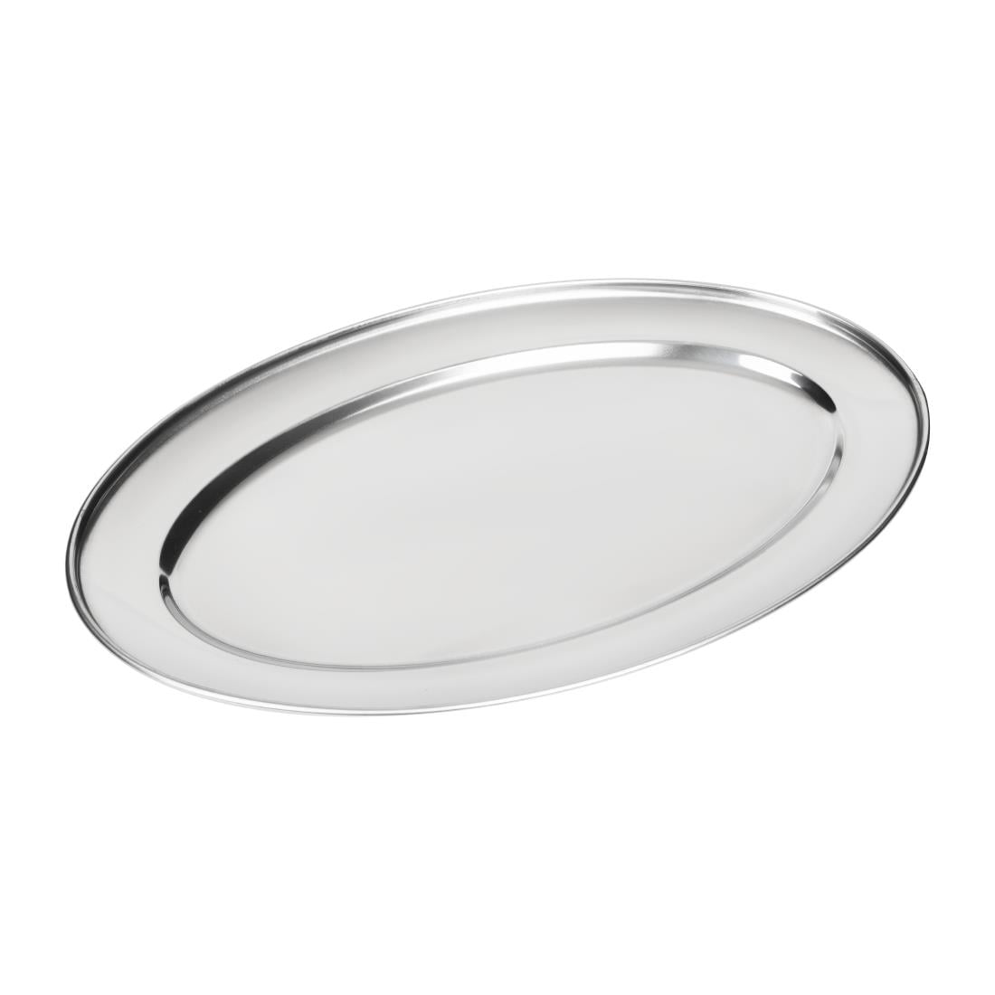 Olympia Stainless Steel Oval Service Tray 300mm • PAS-K363