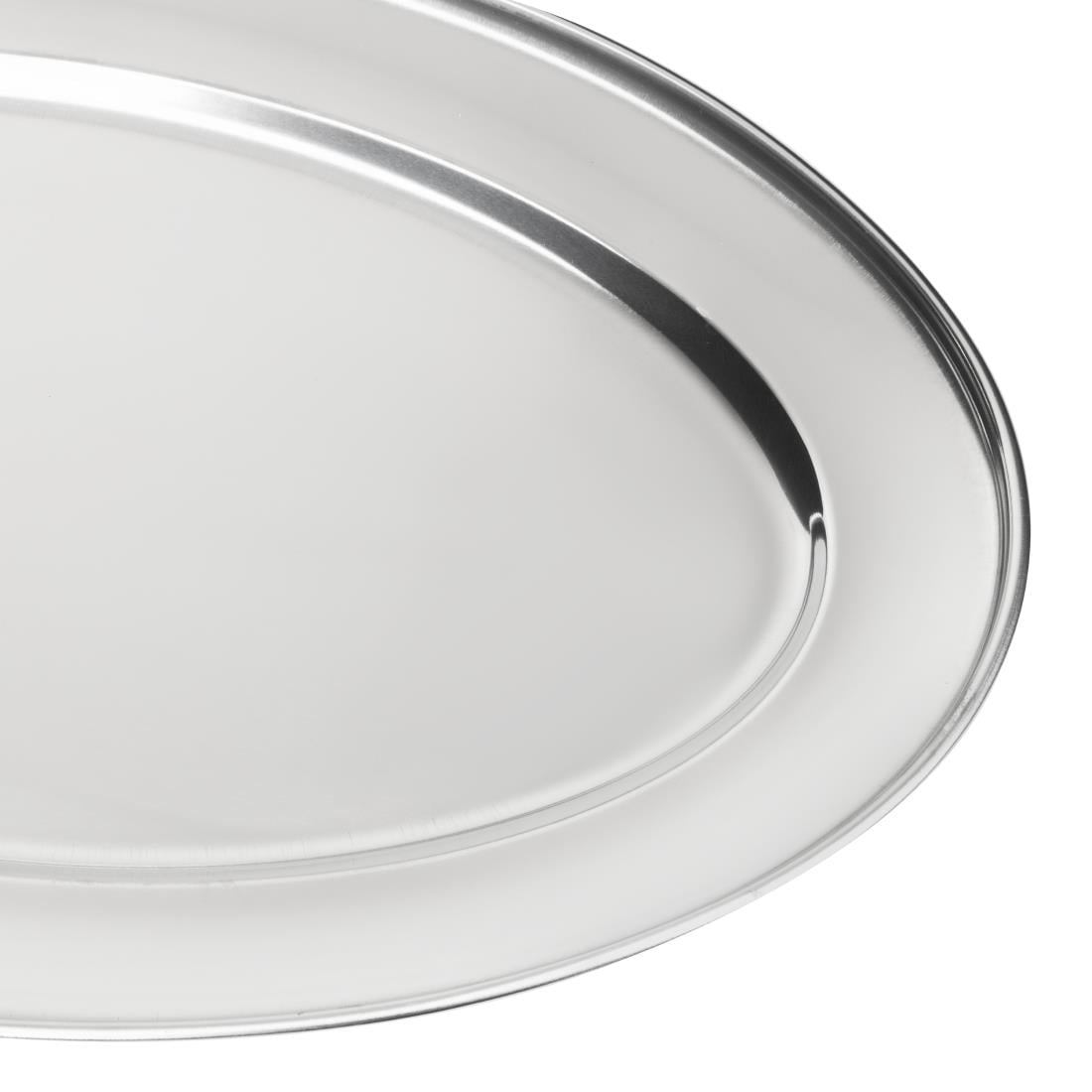Olympia Stainless Steel Oval Service Tray 300mm • PAS-K363