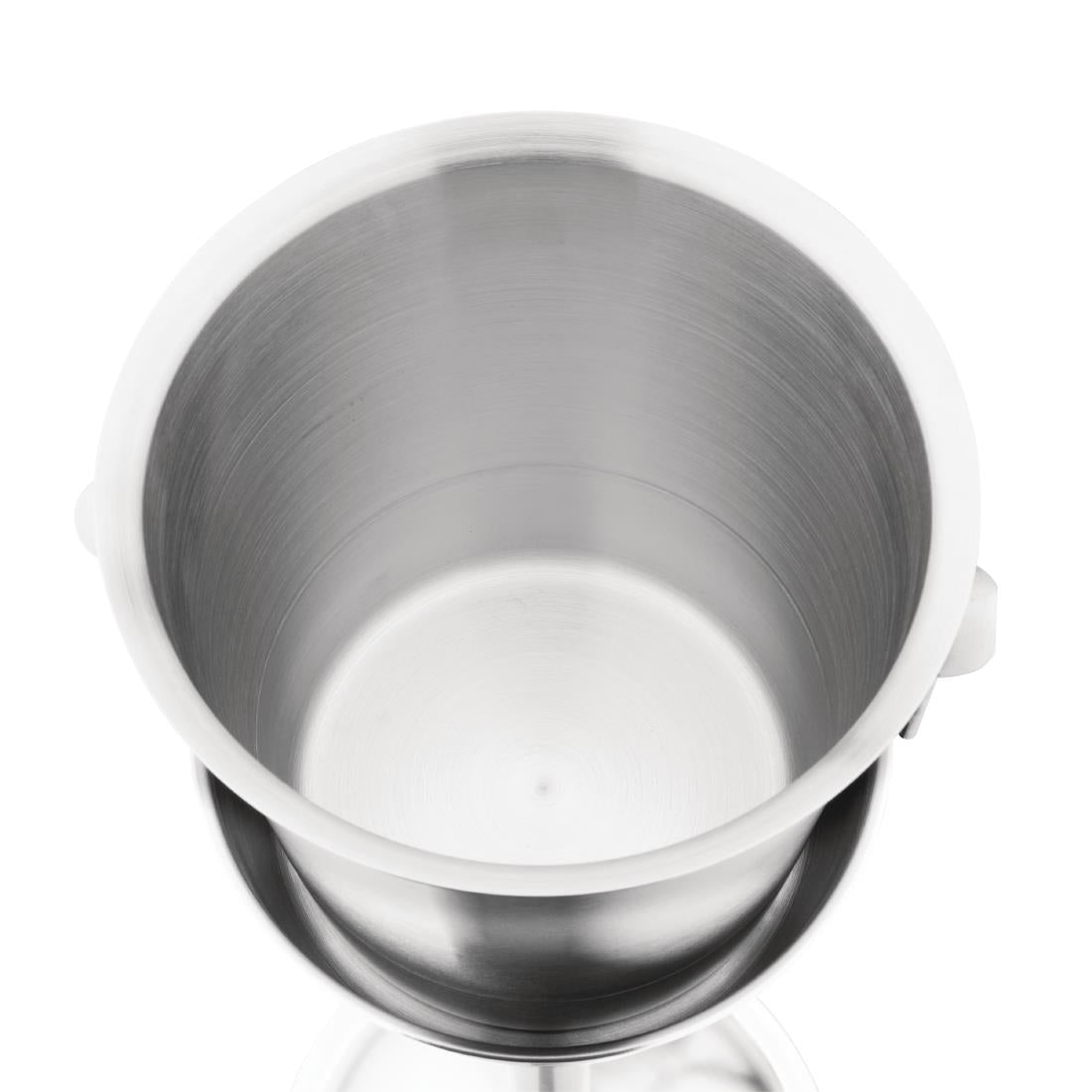 Olympia Brushed Stainless Steel Wine & Champagne Bucket (200(Ø)x250(H)mm with handle | Fits bucket holder K407) • PAS-K406