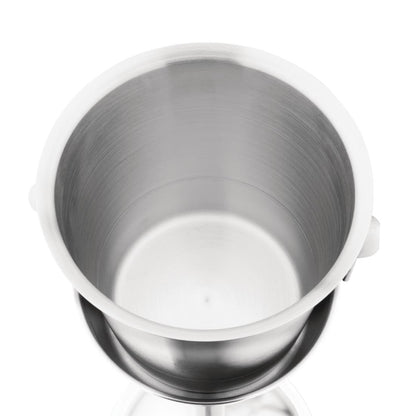 Olympia Brushed Stainless Steel Wine & Champagne Bucket (200(Ø)x250(H)mm with handle | Fits bucket holder K407) • PAS-K406