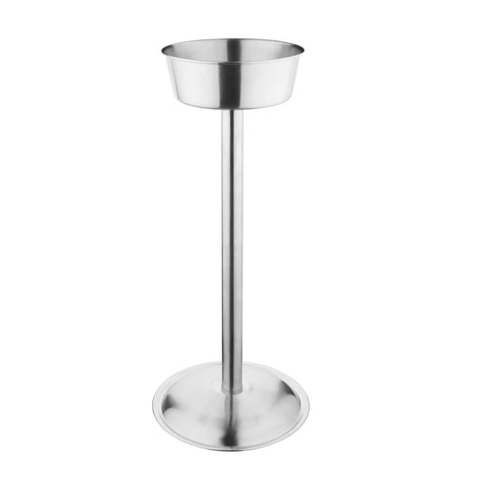 Olympia Brushed Stainless Steel Wine & Champagne Bucket Stand (Size: 559(H) x 152(Ø)mm / 22x5.9" | Fits bucket K406) • PAS-K407