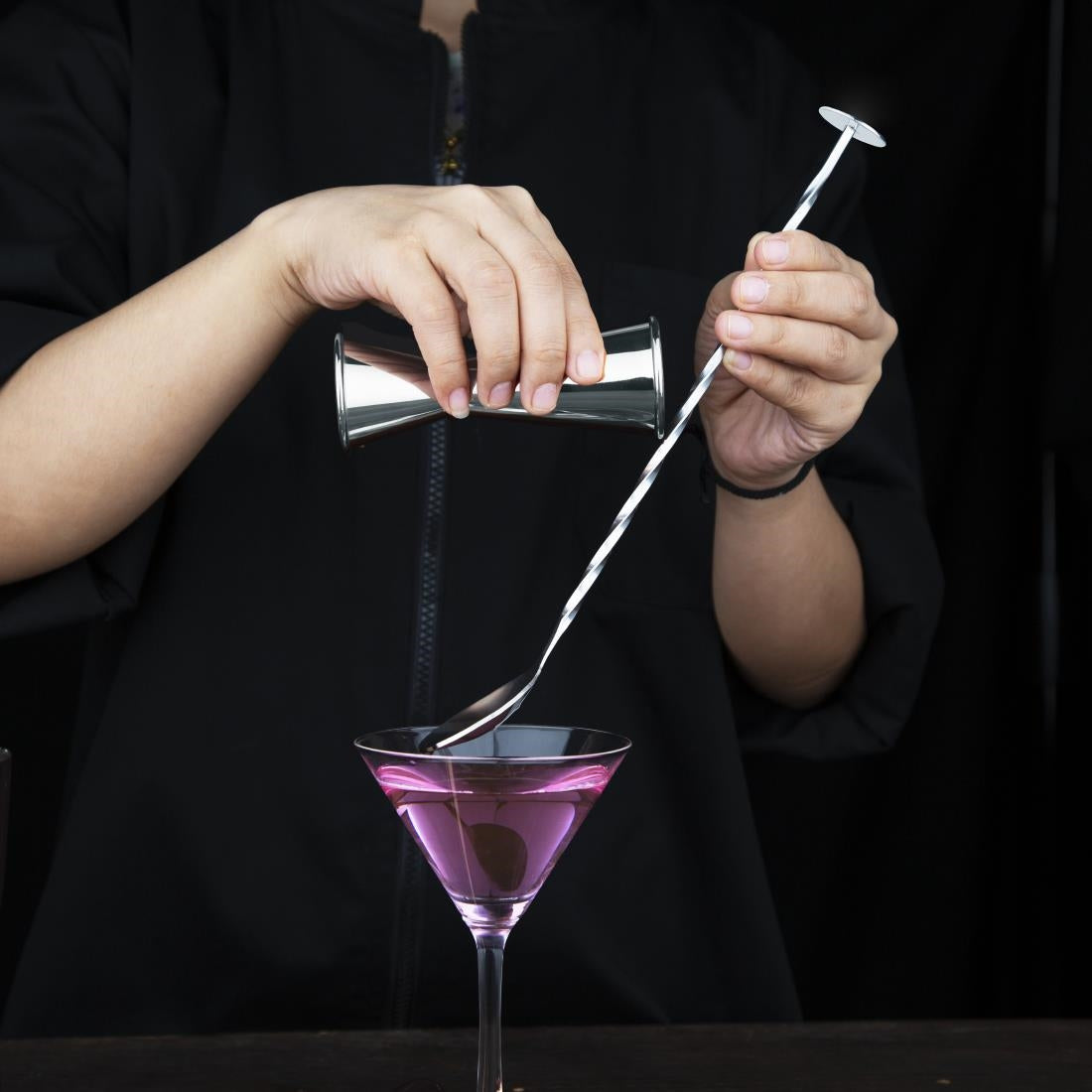 Olympia Twisted Bar Spoon with Disc End • PAS-K474
