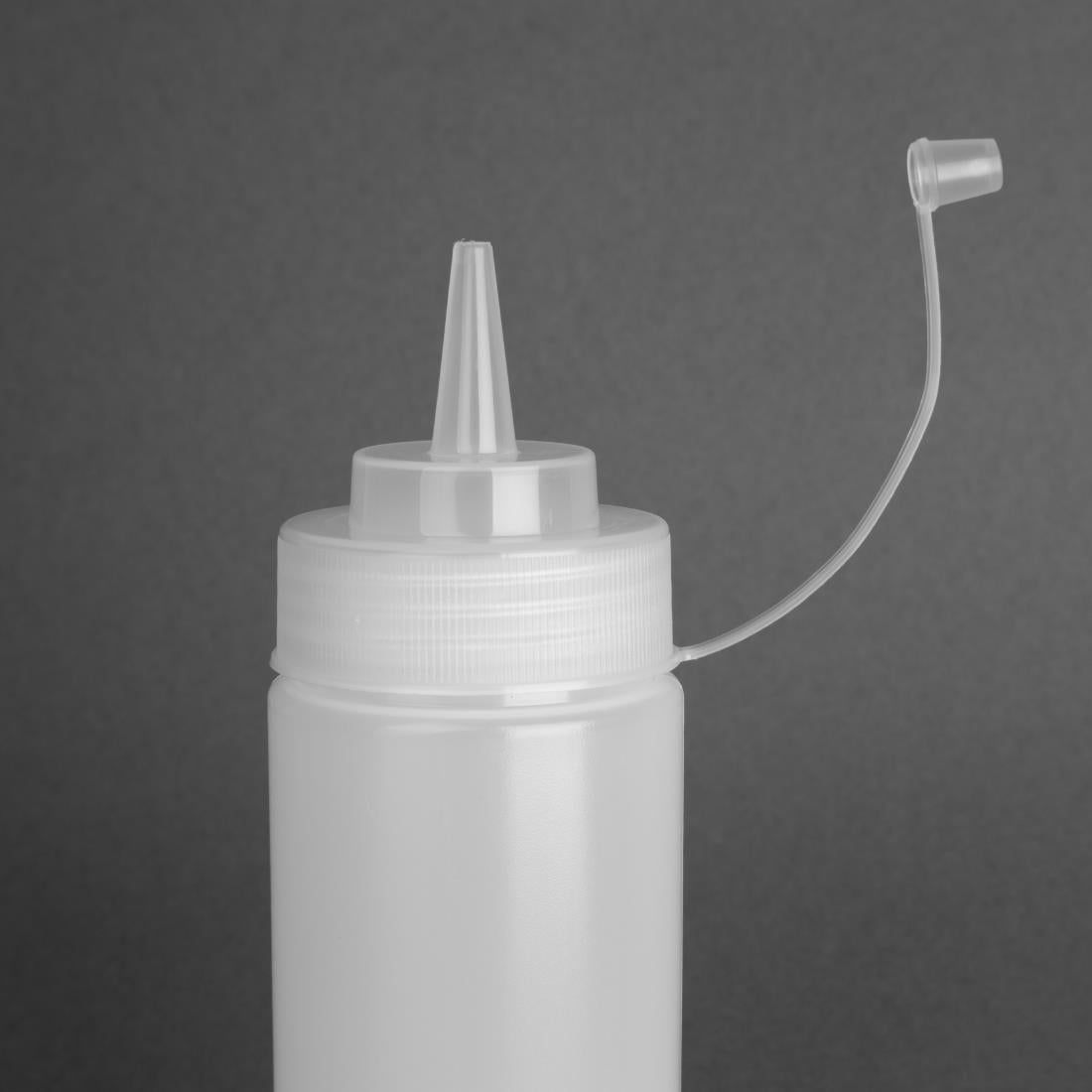 Vogue Clear Squeeze Sauce Bottle 340ml • PAS-K657