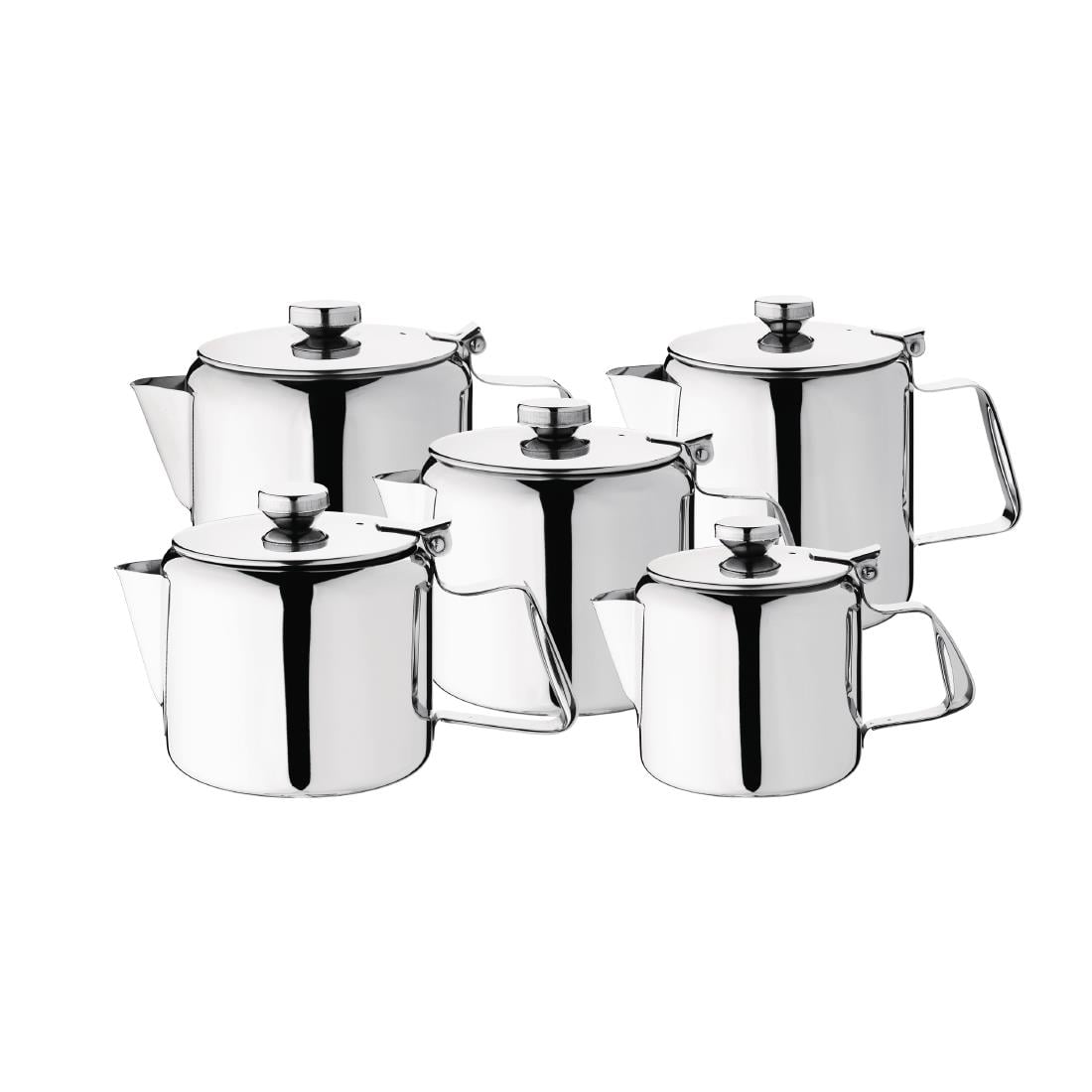 Olympia Concorde Tea Pot Stainless Steel 850ml • PAS-K679
