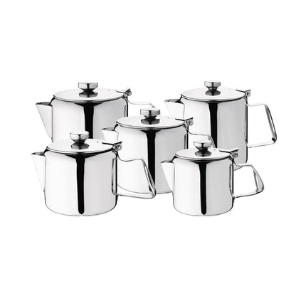 Olympia Concorde Tea Pot Stainless Steel 850ml • PAS-K679