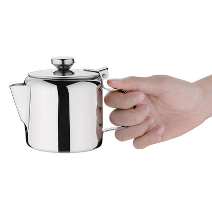 Olympia Concorde Tea Pot Stainless Steel 410ml • PAS-K677
