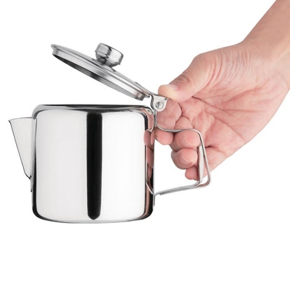 Olympia Concorde Tea Pot Stainless Steel 410ml • PAS-K677