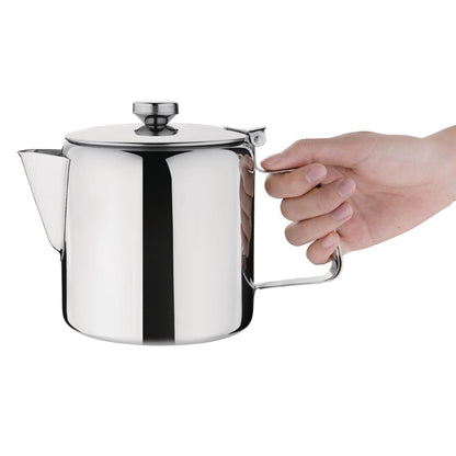 Olympia Concorde Tea Pot Stainless Steel 1.35Ltr • PAS-K680