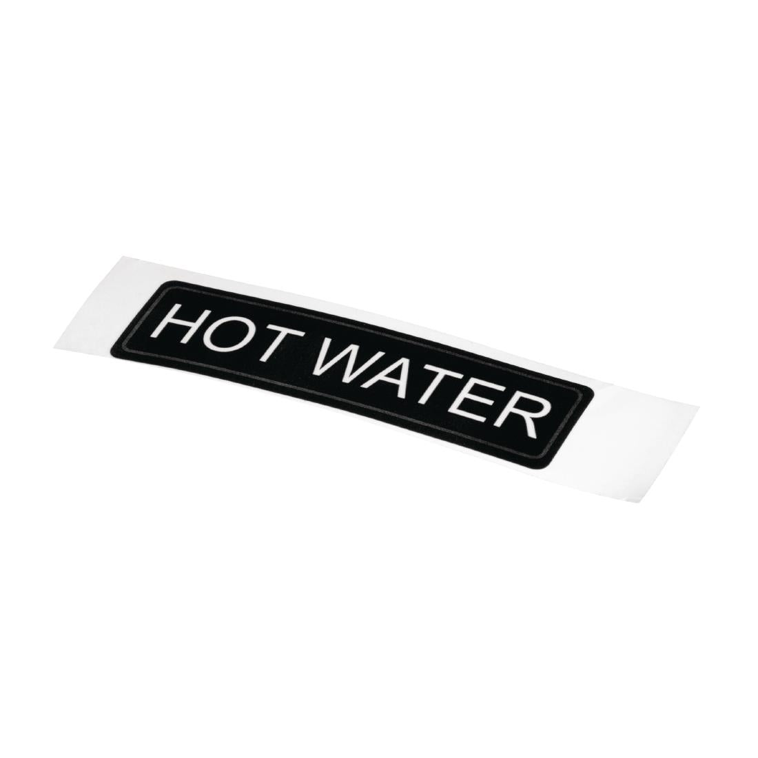 Olympia Airpot Hot Water Label • PAS-K705