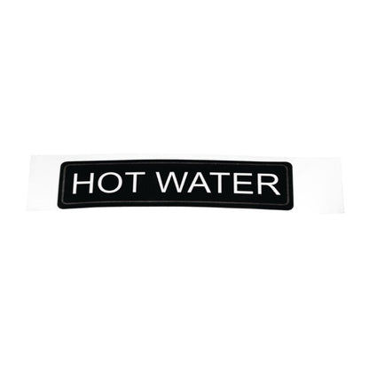 Olympia Airpot Hot Water Label • PAS-K705
