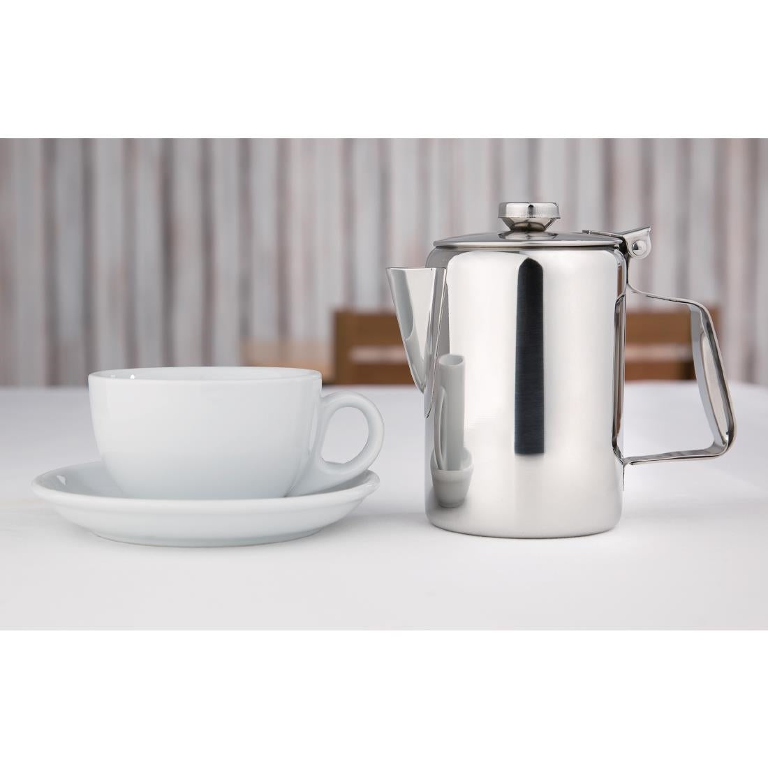 Olympia Concorde Stainless Steel Coffee Pot 570ml • PAS-K746