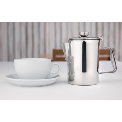 Olympia Concorde Stainless Steel Coffee Pot 570ml • PAS-K746