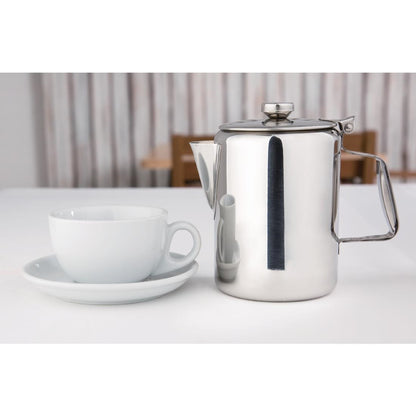 Olympia Concorde Stainless Steel Coffee Pot 910ml • PAS-K747