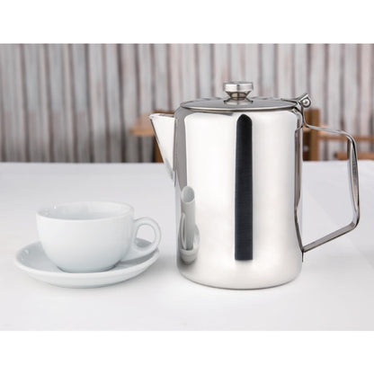 Olympia Concorde Stainless Steel Coffee Pot 2Ltr • PAS-K749