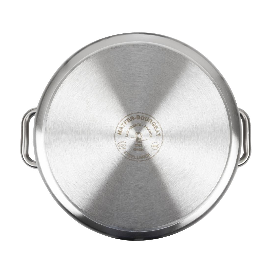 Matfer Bourgeat Excellence Stainless Steel Stock Pot 240mm • PAS-K770