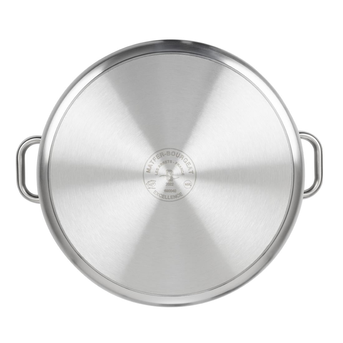 Matfer Bourgeat Excellence Stainless Steel Stock Pot 400mm • PAS-K774