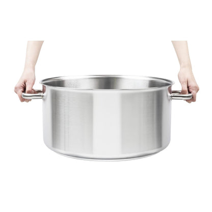 Matfer Bourgeat Excellence Stainless Steel Casserole Pan 400mm • PAS-K794