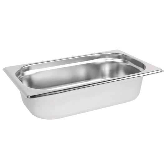 Vogue Stainless Steel Gastronorm Tray 1/4 • PAS-P_DN723