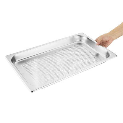 Vogue Perforated Stainless Steel - GN 1/1 40mm • PAS-K839-A