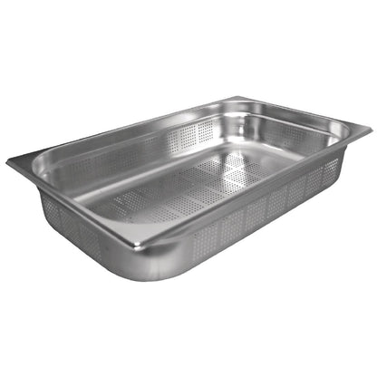 Vogue Perforated Stainless Steel Gastronorm Tray 1/1 • PAS-P_DN701