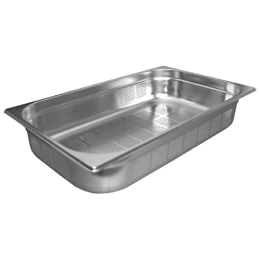 Vogue Perforated Stainless Steel Gastronorm Tray 1/1 • PAS-P_DN701
