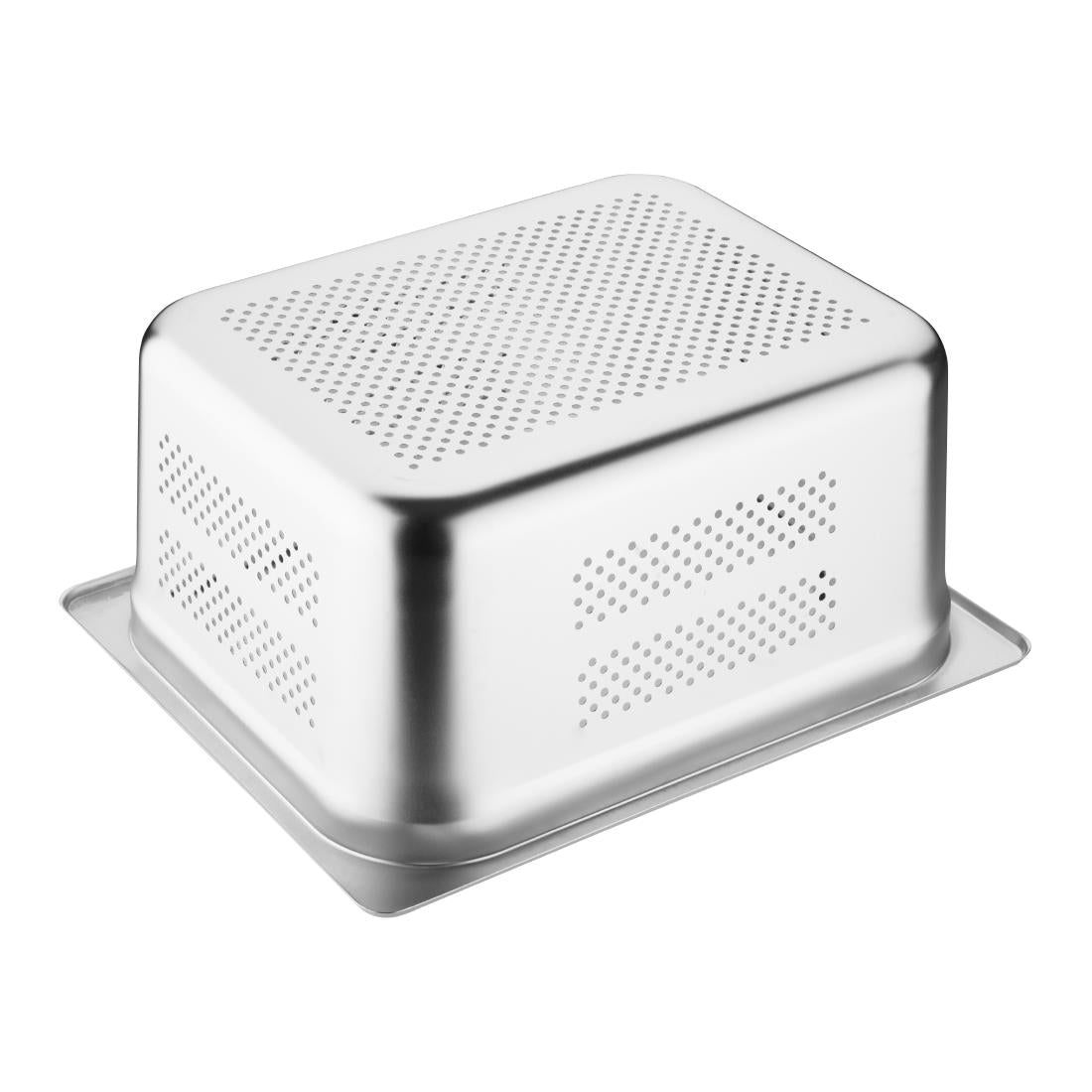 Vogue Stainless Steel Perforated 1/2 Gastronorm Tray 150mm • PAS-K846-A