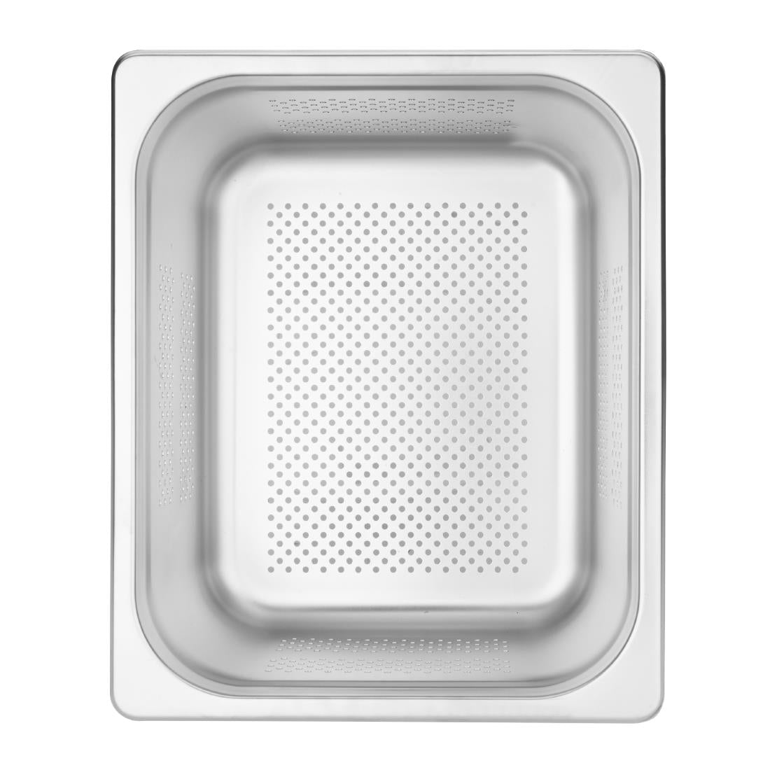 Vogue Stainless Steel Perforated 1/2 Gastronorm Tray 150mm • PAS-K846-A