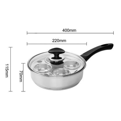 Vogue Aluminium Egg Poacher 220mm • PAS-K891