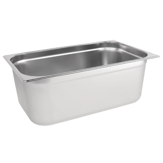 Vogue Stainless Steel Gastronorm Tray 1/1 - 200mm deep • PAS-DN706