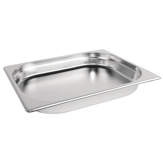 Vogue Stainless Steel Gastronorm Tray 1/2 - 20mm deep • PAS-DN713