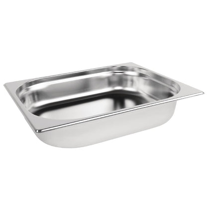 Vogue Stainless Steel Gastronorm Tray 1/2 - 40mm deep • PAS-DN714