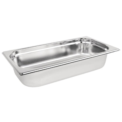 Vogue Stainless Steel Gastronorm Tray 1/3 - 65mm deep • PAS-DN719