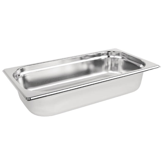 Vogue Stainless Steel Gastronorm Tray 1/3 - 65mm deep • PAS-DN719