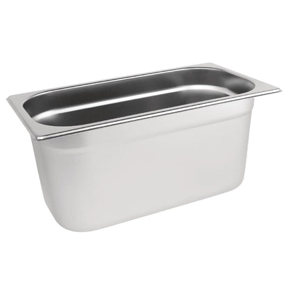 Vogue Stainless Steel Gastronorm Tray 1/3 - 200mm deep • PAS-DN718