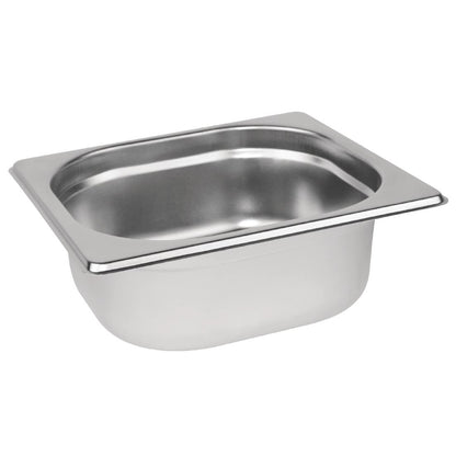 Vogue Stainless Steel 1/6 Gastronorm Tray 65mm • PAS-DN727
