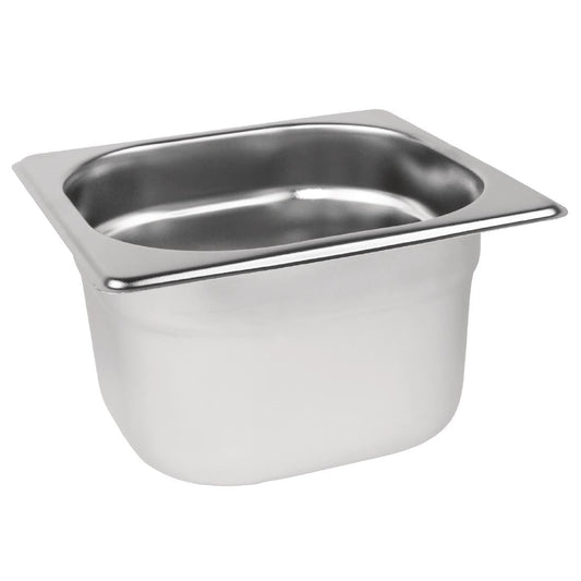 Vogue Stainless Steel Gastronorm Tray 1/6 • PAS-P_DN724